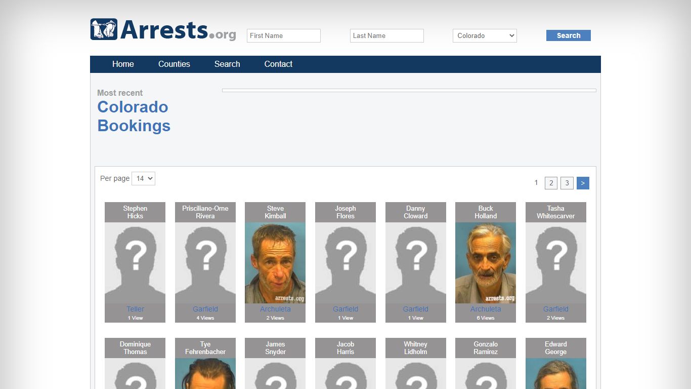 Colorado Arrests and Inmate Search